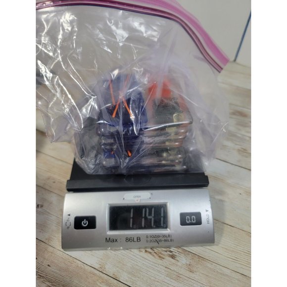 Lot‎ of 7 Art Glass Drink Coasters Orange Blue Geometric Tiger Stamped MCM Pads - Picture 11 of 11